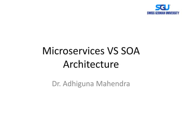 Microservices architecture enterprise architecture | PPT | Free Download