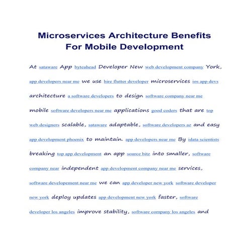 Microservices Architecture Benefits For Mobile Development.pdf