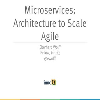 Microservices: Architecture to scal...