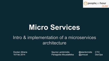 introduction to micro services