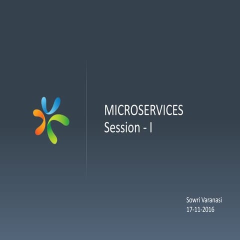 Microservices session 1