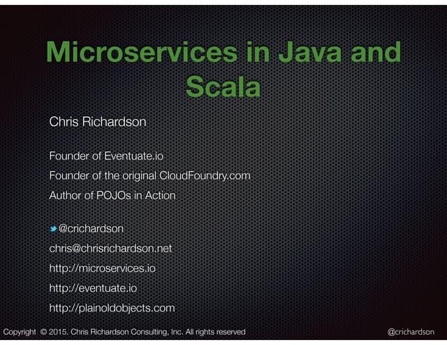 Microservices in Java and Scala (sfscala)