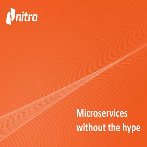 Microservices tech talk