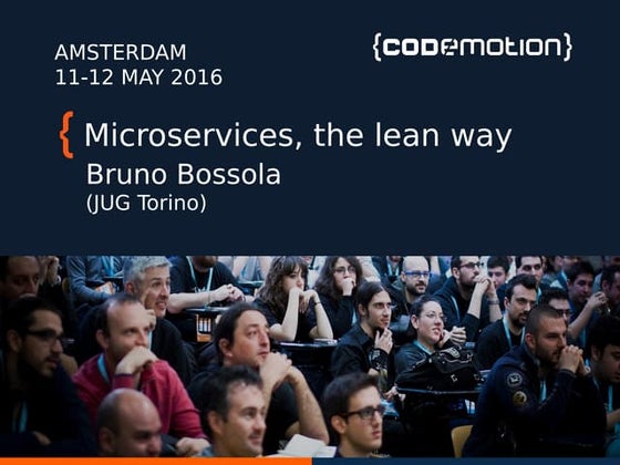 Microservices, the lean way