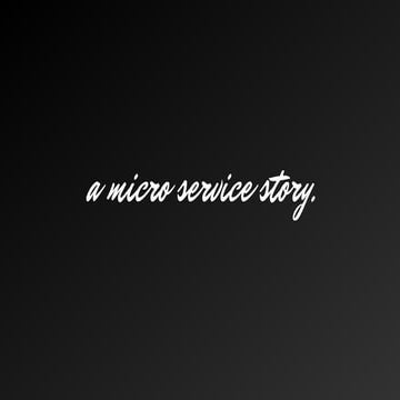  A micro service story