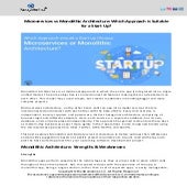 Microservices vs Monolithic Architecture: Which Approach is Suitable for a St...