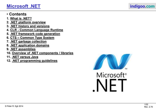 Microsoft .NET Platform