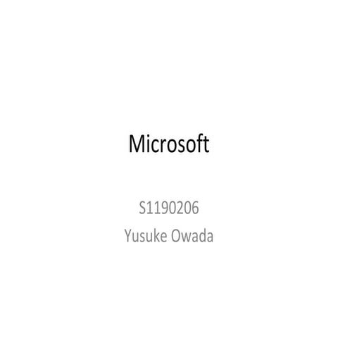 Microsoft/s1190206