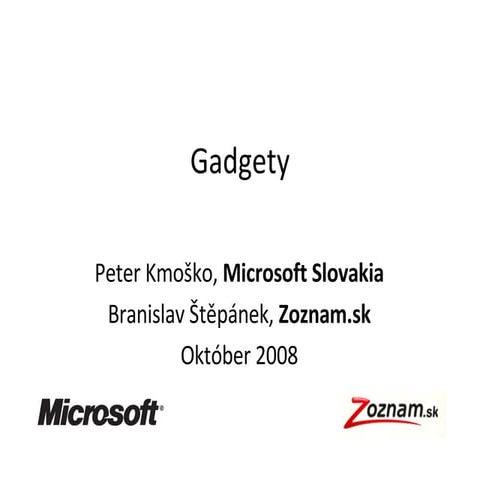 Gadgety | PPT