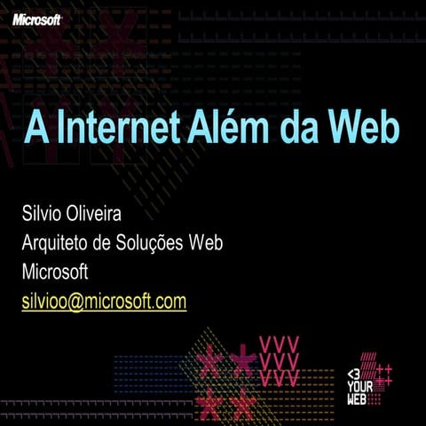 E internet além da web