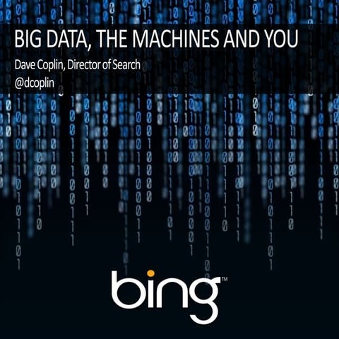Big Data (and doing something with it)