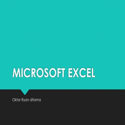 POWER POINT MICROSOFT EXCEL KELAS 9 SEMESTER 1