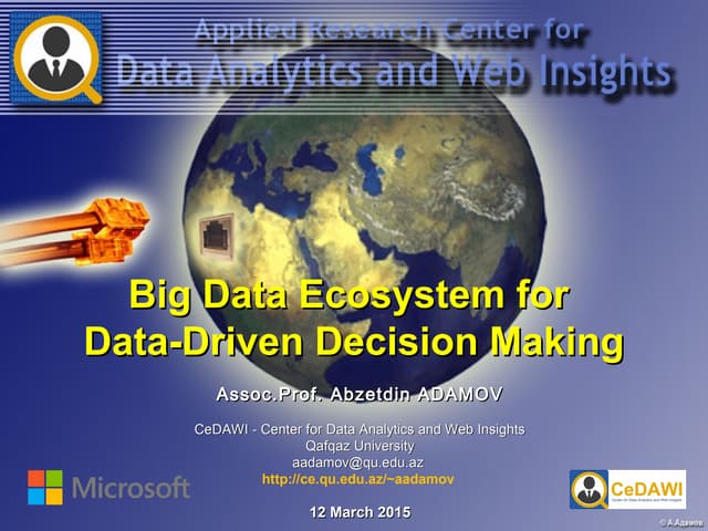 Big Data Ecosystem for Data-Driven Decision Making
