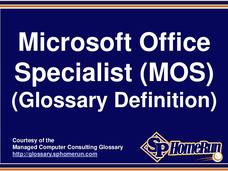 Microsoft Office Specialist Definition: Expert Skills and Career Path