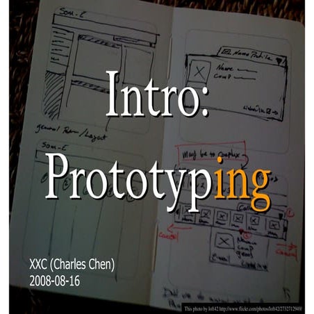Intro: Prototyping