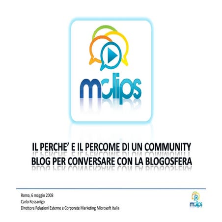 Corporate blog: il caso Microsoft Italia