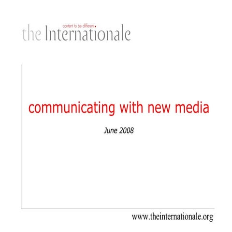 Working with the Conversation Economy