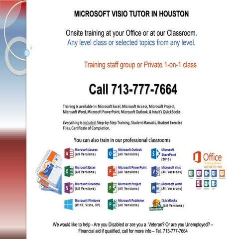 Microsoft Visio Tutor in Houston, Texas