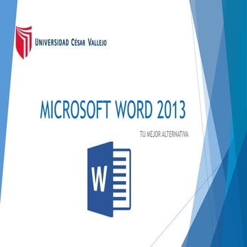 Microsoft word 2013 | PPTX
