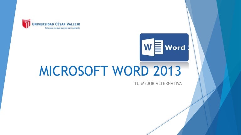 Microsoft Word 2013 Microsoft Word 2013