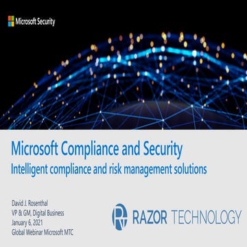 Microsoft 365 Compliance and Security Overview