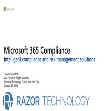 Microsoft 365 Compliance