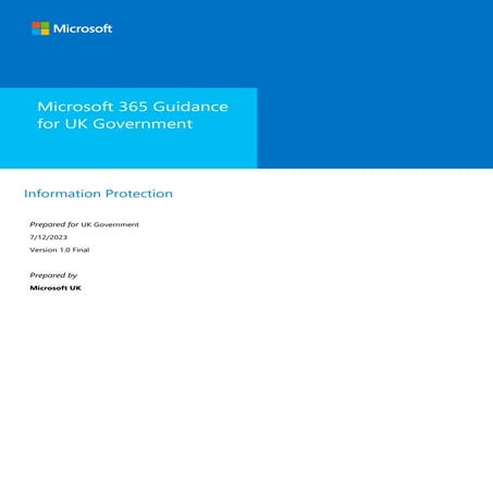 Microsoft 365 Guidance for UK Government Information Protection - 1.0.pdf