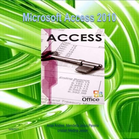 Como realizar un formulario en access 2010 | PDF