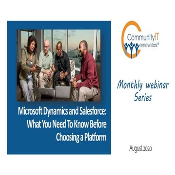 Microsoft Dynamics and Salesforce: What You Need To Know Before Choosing a Pl...