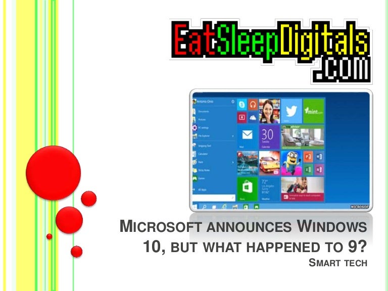 Microsoft announces Windows 10, but what happened to 9?
