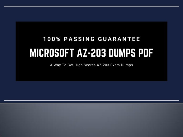 Microsoft Azure Az 3 Dumps Pdf Az 3 Exam Dumps 19