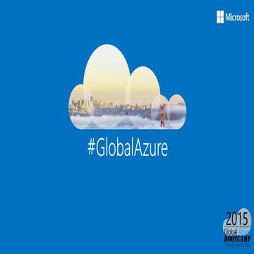 Microsoft azure boot camp Keynote 