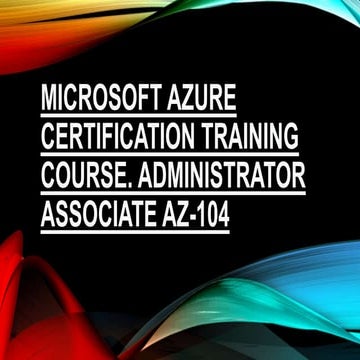 Microsoft azure certification training course