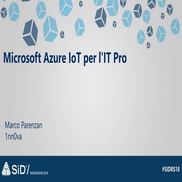 Microsoft Azure per l'IT Pro