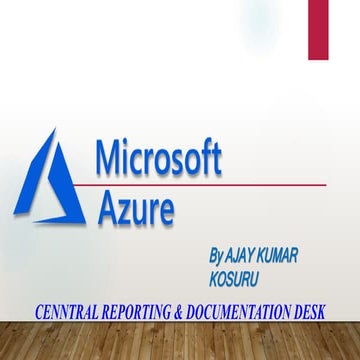 Microsoft azure kt