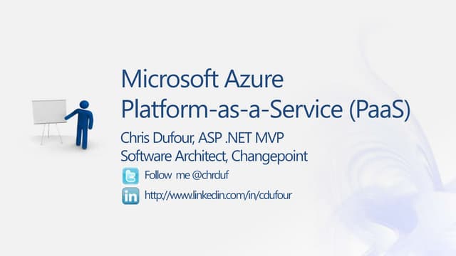 Microsoft Azure Platform-as-a-Service (PaaS)