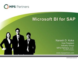Microsoft BI for SAP