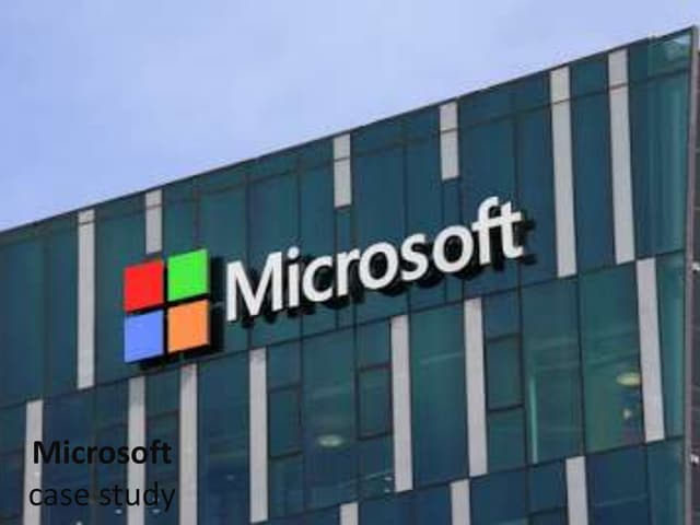 Microsoft case study