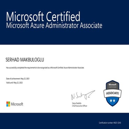 Microsoft Certified: Azure Administrator Associate | PPT