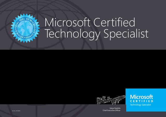Microsoft certified professional_Izhar Md Fisol