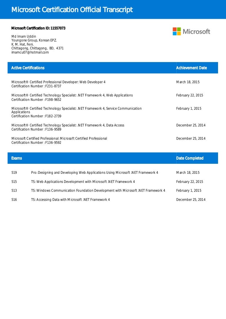 My Microsoft Transcript | Can’t download my Microsoft transcripts – MOJQI