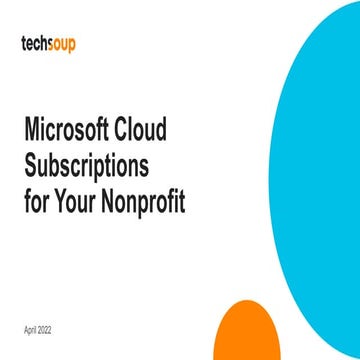 Microsoft Cloud Solutions Webinar April 2022