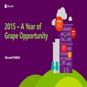 Cloud University: 2015 - A Year of Grape Opportunity
