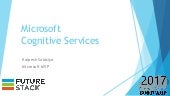 Microsoft cognitive services Global...