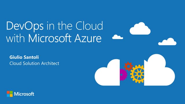 DevOps in the Cloud with Microsoft Azure