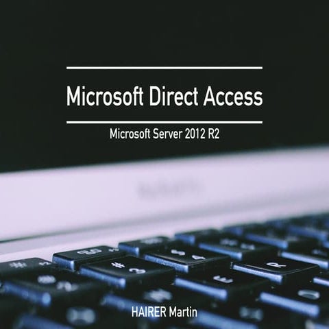 Microsoft direct access