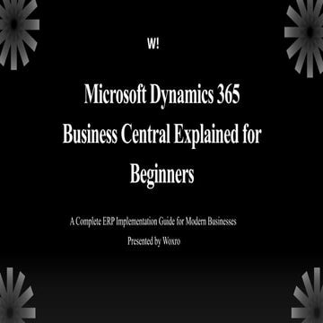 Microsoft Dynamics 365 Business Central Capability Guide | PDF