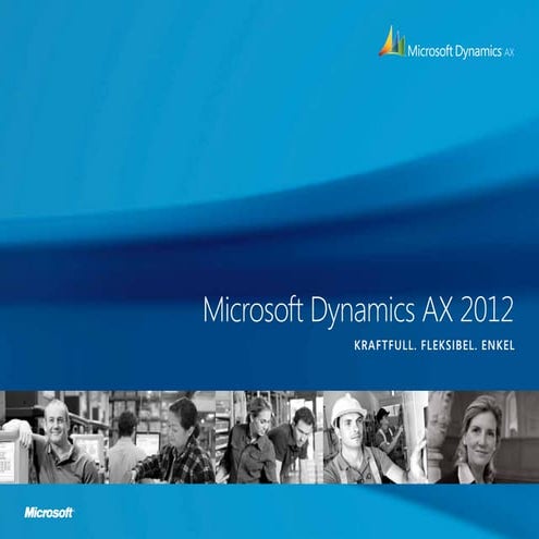 Microsoft Dynamics AX 2012 brosjyre