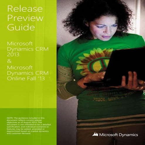 Microsoft dynamics CRM 2013 - CRM Online release preview