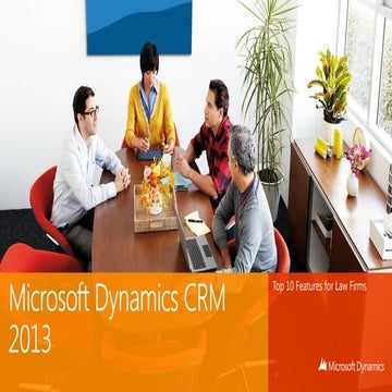 Microsoft Dynamics CRM 2013 for Law Firms